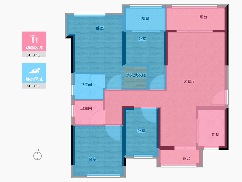 福建省-泉州市-美岭新榜园-91.01-户型库-动静分区