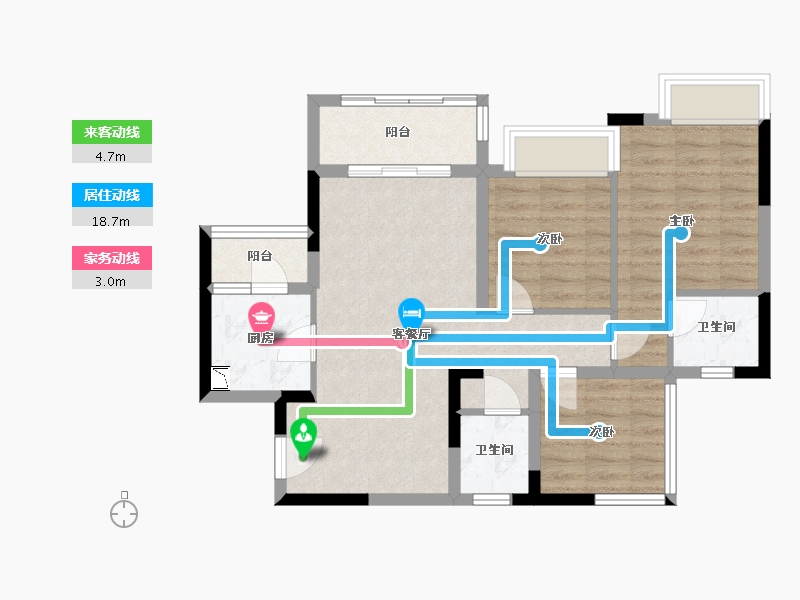 四川省-内江市-内江和喜紫宸大院-71.18-户型库-动静线