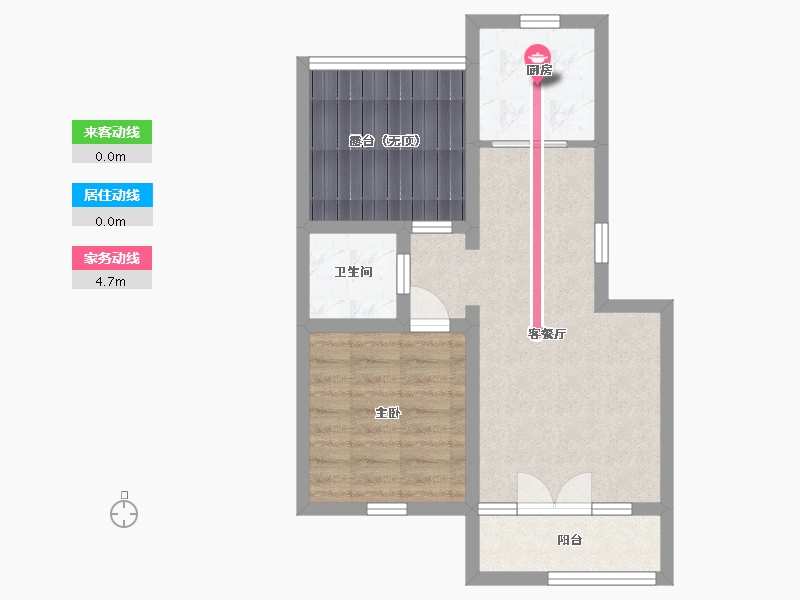 山东省-青岛市-沽河名邸-53.00-户型库-动静线