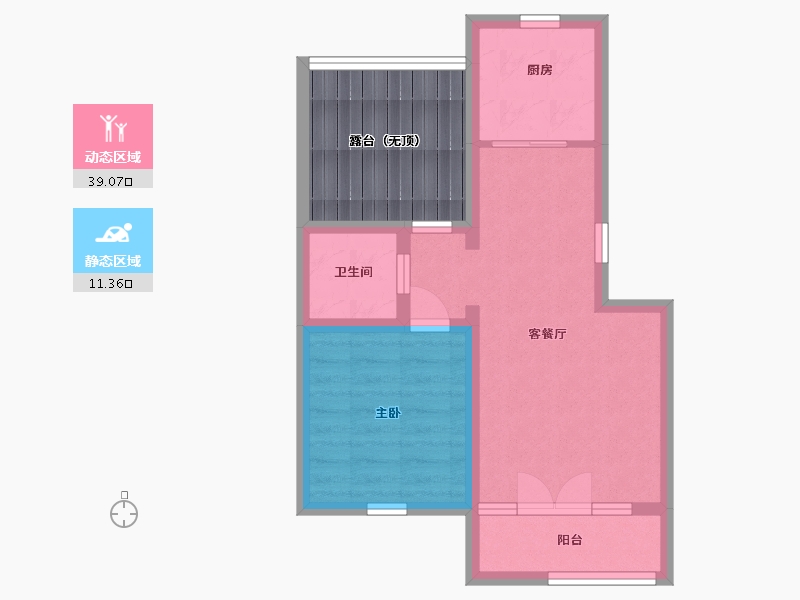 山东省-青岛市-沽河名邸-53.00-户型库-动静分区