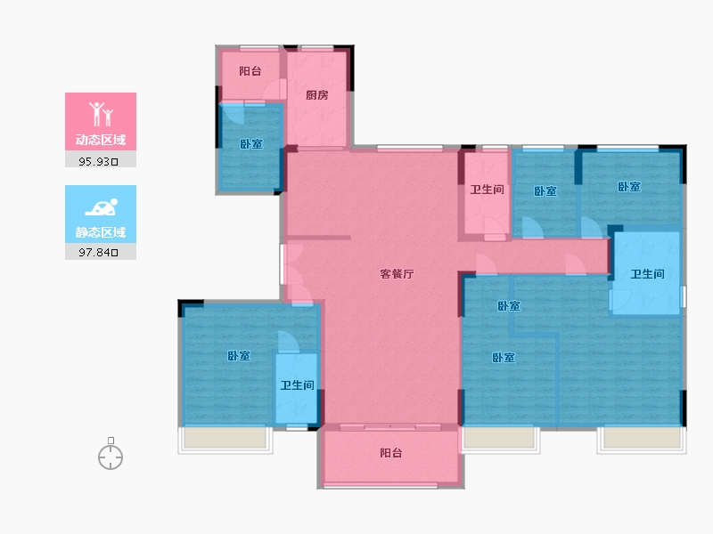 浙江省-湖州市-湖州碧桂园城市之光-176.00-户型库-动静分区