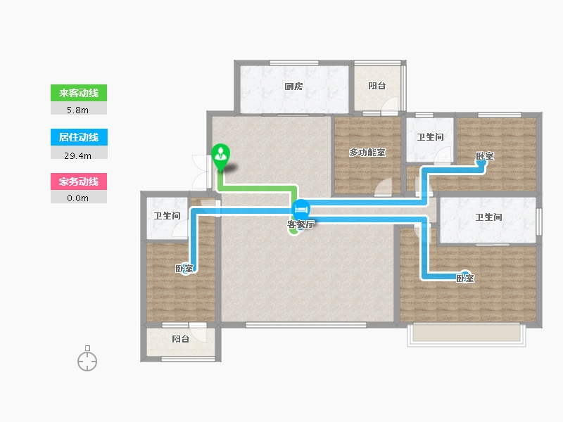 山东省-青岛市-大云谷金茂府-159.33-户型库-动静线