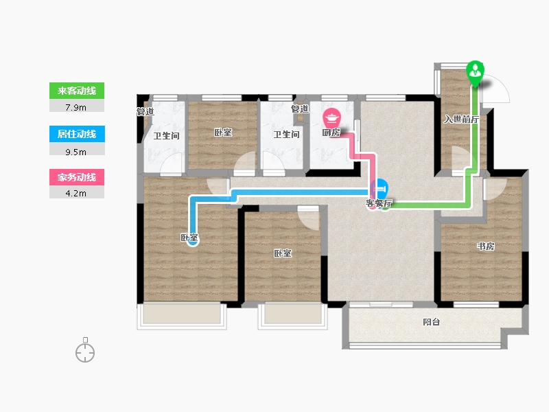 山东省-济南市-锦悦府-112.00-户型库-动静线