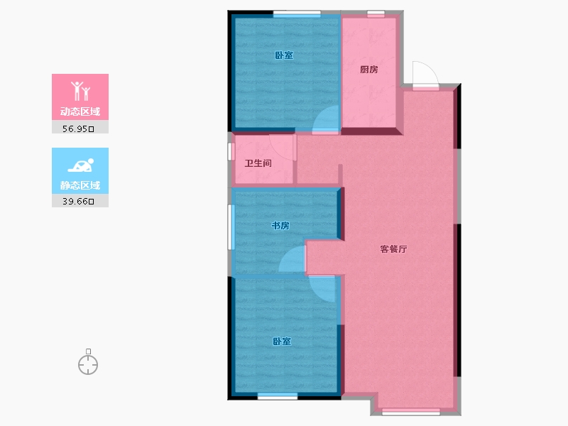 山东省-济南市-公园学府-86.99-户型库-动静分区