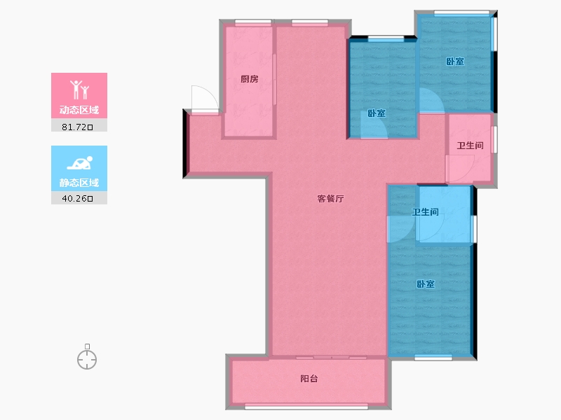 浙江省-温州市-中央悦府-112.01-户型库-动静分区