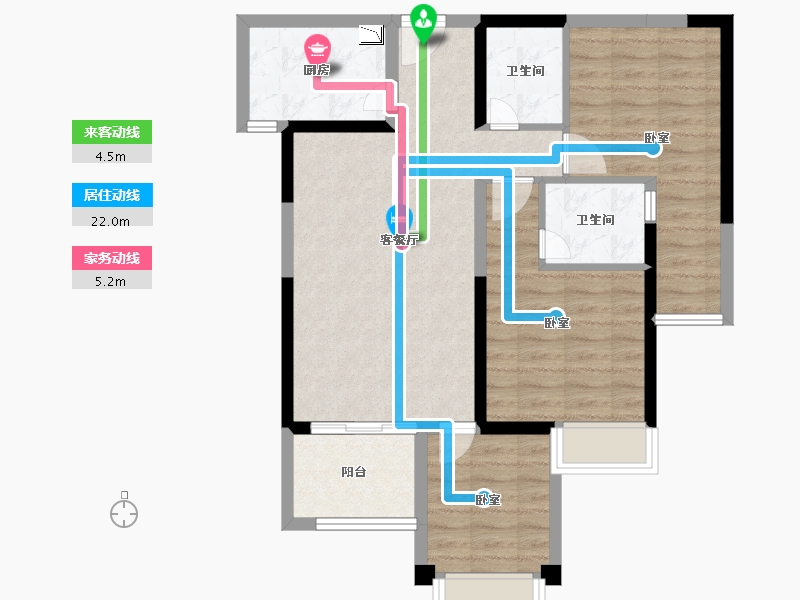 福建省-泉州市-财富中心广场-78.75-户型库-动静线