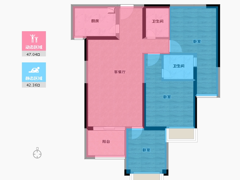 福建省-泉州市-财富中心广场-78.75-户型库-动静分区