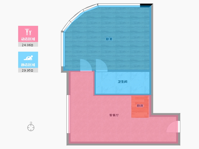 宁夏回族自治区-银川市-宝湖·天悦-49.44-户型库-动静分区