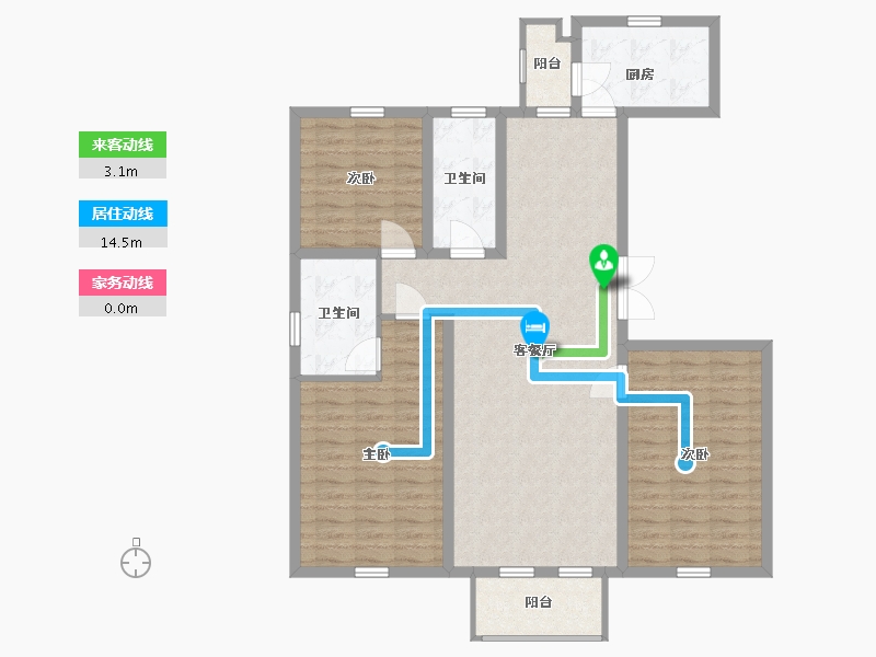 山东省-青岛市-兴源巴黎城-113.00-户型库-动静线