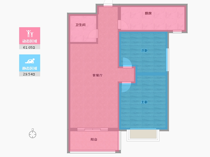 甘肃省-兰州市-怡景新苑二期-81.00-户型库-动静分区