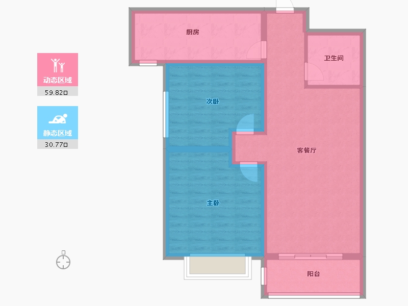 甘肃省-兰州市-怡景新苑二期-80.99-户型库-动静分区