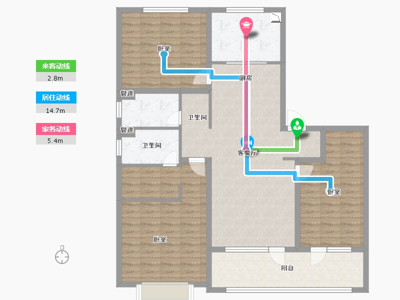 山东省-青岛市-海尔产城创云玺-124.00-户型库-动静线