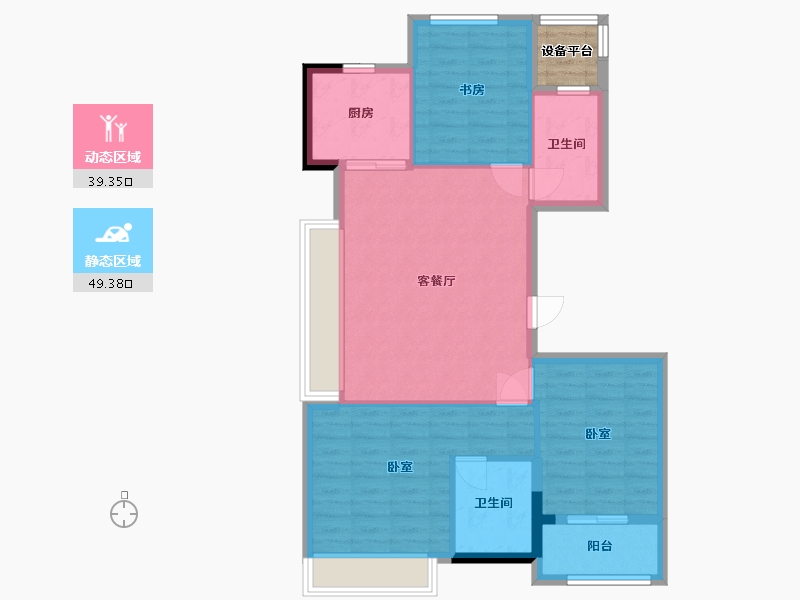 浙江省-湖州市-大家仁皇府（乐山）-82.52-户型库-动静分区