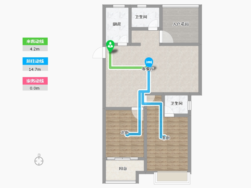 安徽省-宣城市-乐业·丹桂园-92.07-户型库-动静线