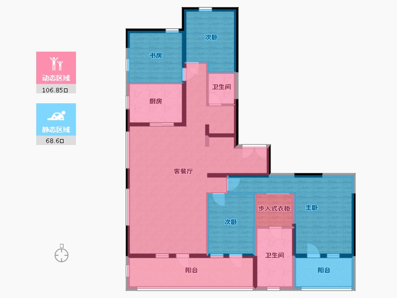 山东省-青岛市-建邦垅锦墅-158.00-户型库-动静分区