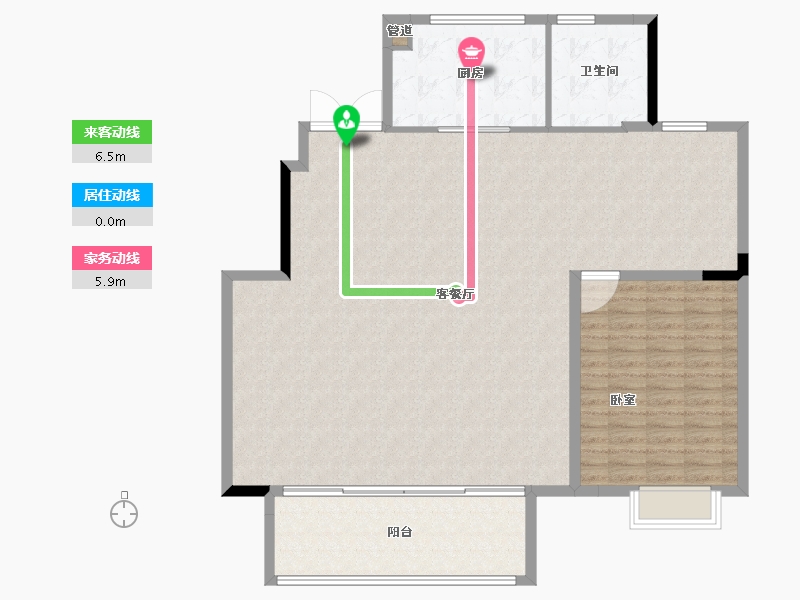 浙江省-宁波市-锦尚府-140.00-户型库-动静线