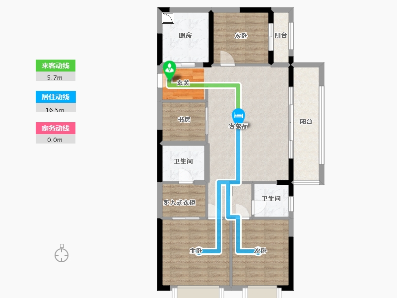 江西省-南昌市-世茂泰禾江南院子-92.00-户型库-动静线