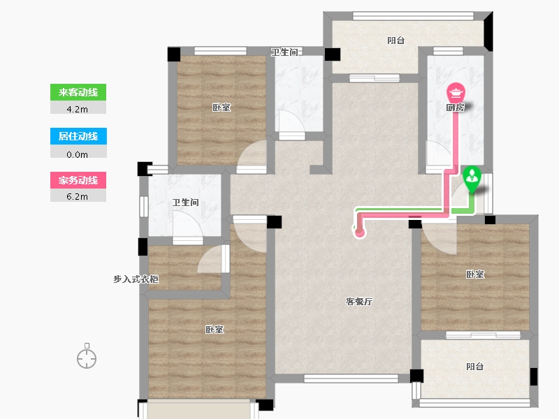 浙江省-舟山市-恒大御海天下-92.00-户型库-动静线