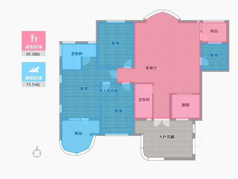 山东省-烟台市-振华海滨假日-143.00-户型库-动静分区