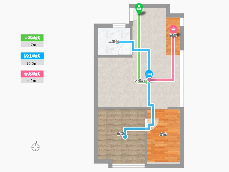 浙江省-湖州市-永晖·壹号院观澜-46.99-户型库-动静线