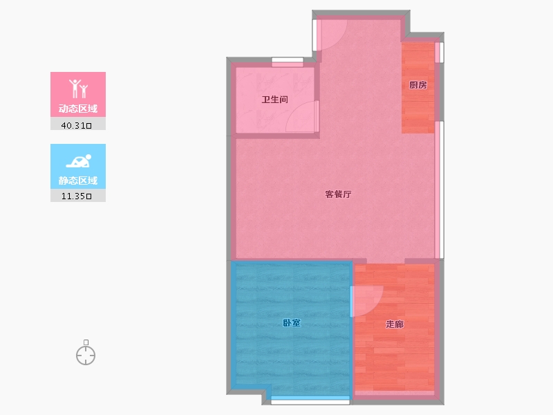 浙江省-湖州市-永晖·壹号院观澜-46.99-户型库-动静分区