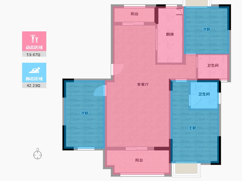 江西省-赣州市-石城状元府-90.45-户型库-动静分区