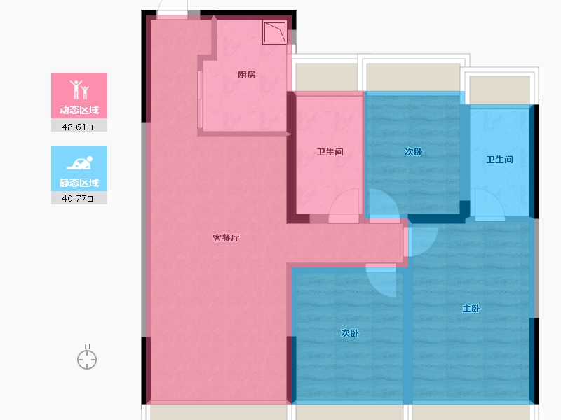 吉林省-长春市-保利天汇-79.01-户型库-动静分区