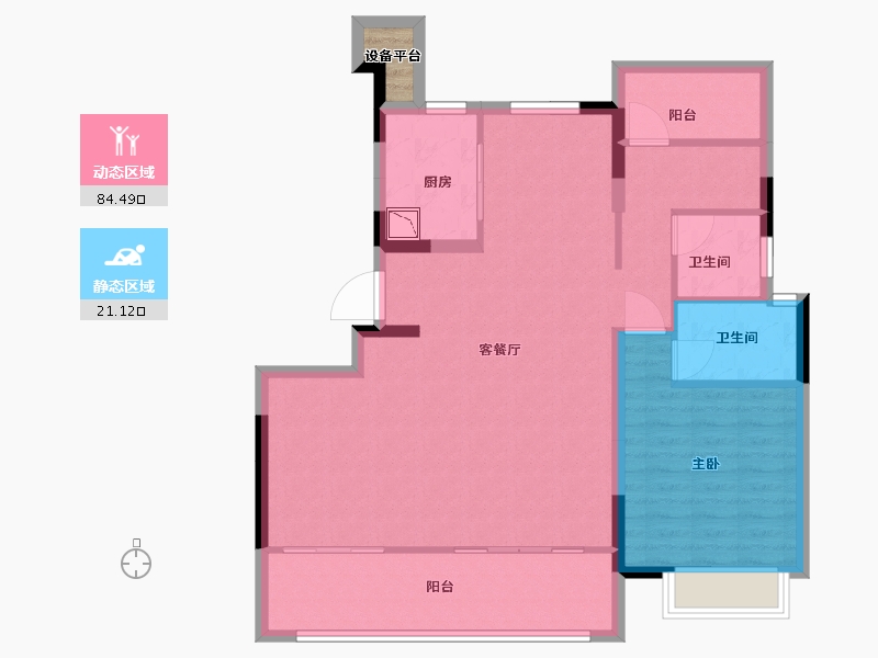 安徽省-合肥市-栢悦湾-97.00-户型库-动静分区