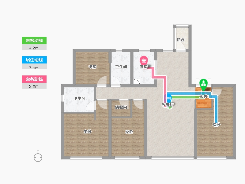 安徽省-阜阳市-富力皖投大河城章-112.00-户型库-动静线