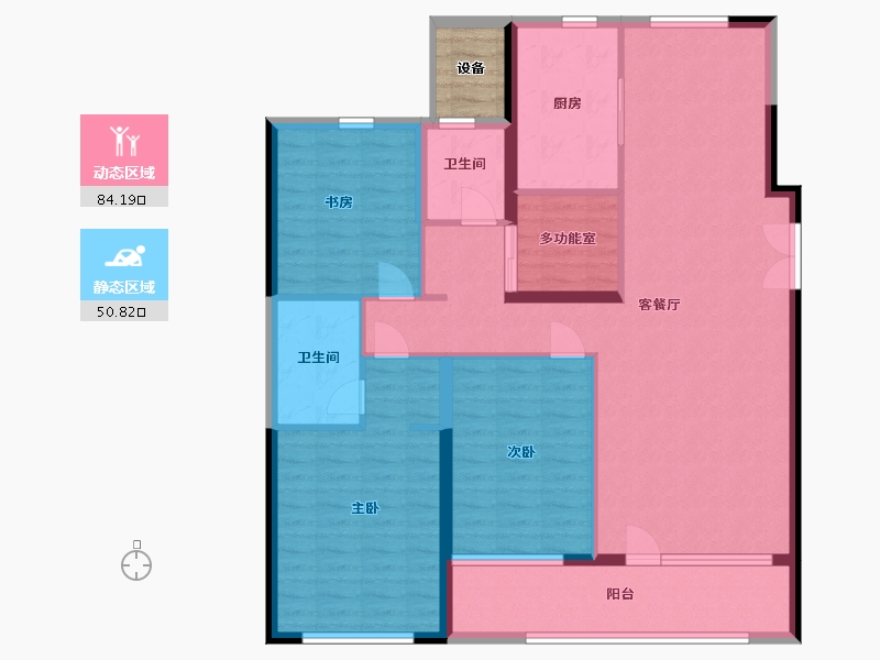 山东省-青岛市-建邦垅锦墅-125.00-户型库-动静分区