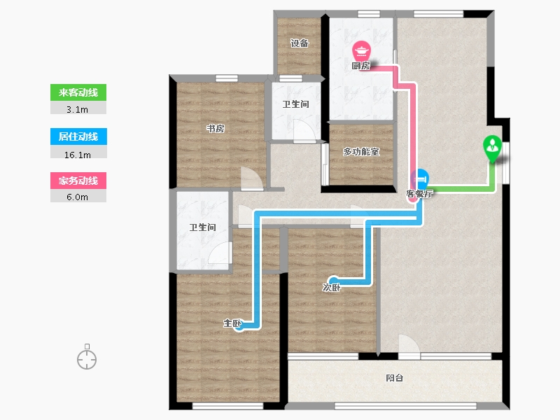 山东省-青岛市-建邦垅锦墅-125.00-户型库-动静线