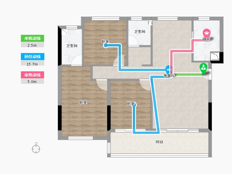 福建省-莆田市-云悦壹号-92.00-户型库-动静线