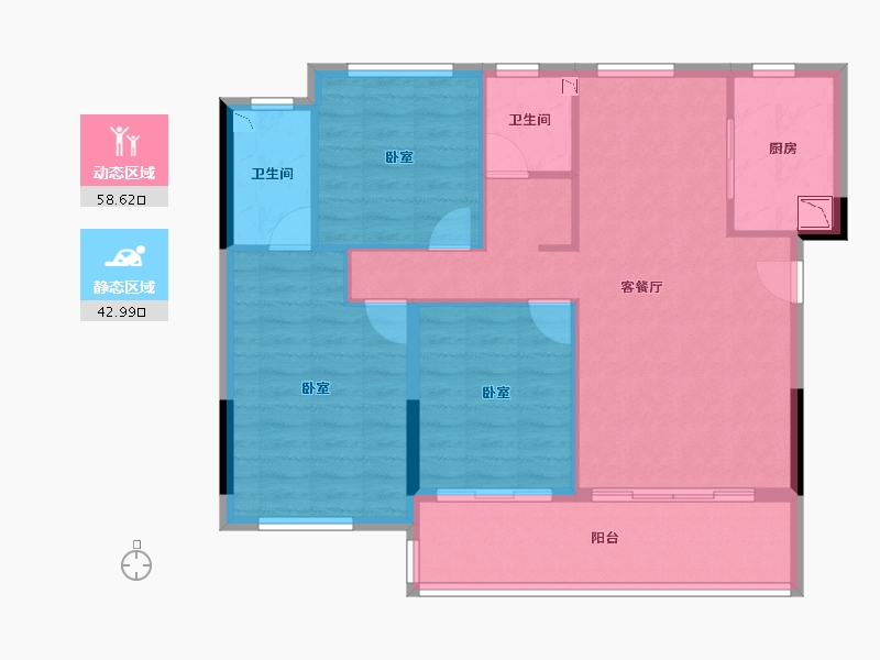 福建省-莆田市-云悦壹号-92.00-户型库-动静分区