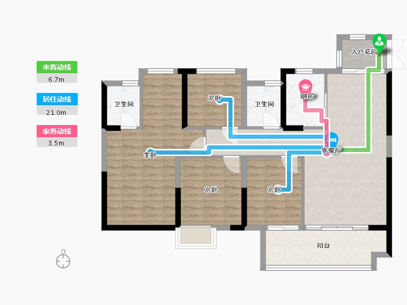 江西省-上饶市-友邦皇家公馆二期-100.00-户型库-动静线