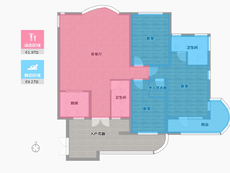 山东省-烟台市-振华海滨假日-139.54-户型库-动静分区