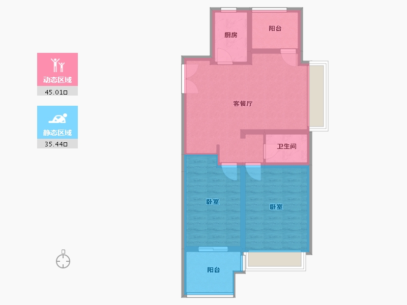 浙江省-湖州市-房总达昌府-71.49-户型库-动静分区