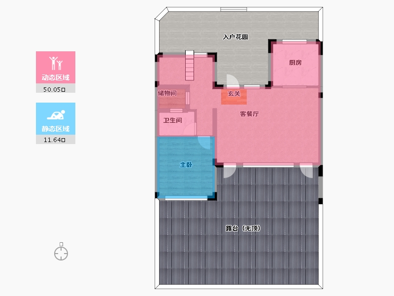 安徽省-黄山市-鸿威·春江丽景花园-135.36-户型库-动静分区