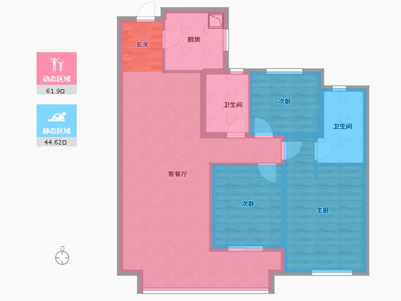 安徽省-阜阳市-富力皖投大河城章-95.10-户型库-动静分区