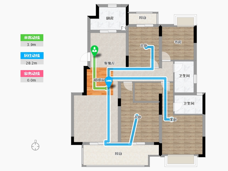 江西省-南昌市-华邦观湖别院-120.11-户型库-动静线