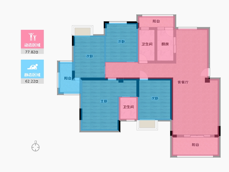 江西省-赣州市-石城状元府-124.01-户型库-动静分区