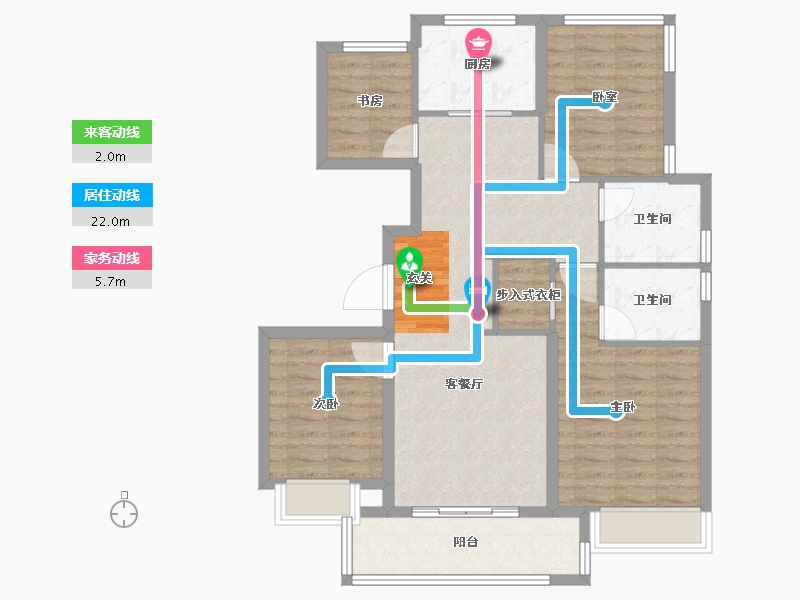 浙江省-衢州市-德信君宸-94.00-户型库-动静线