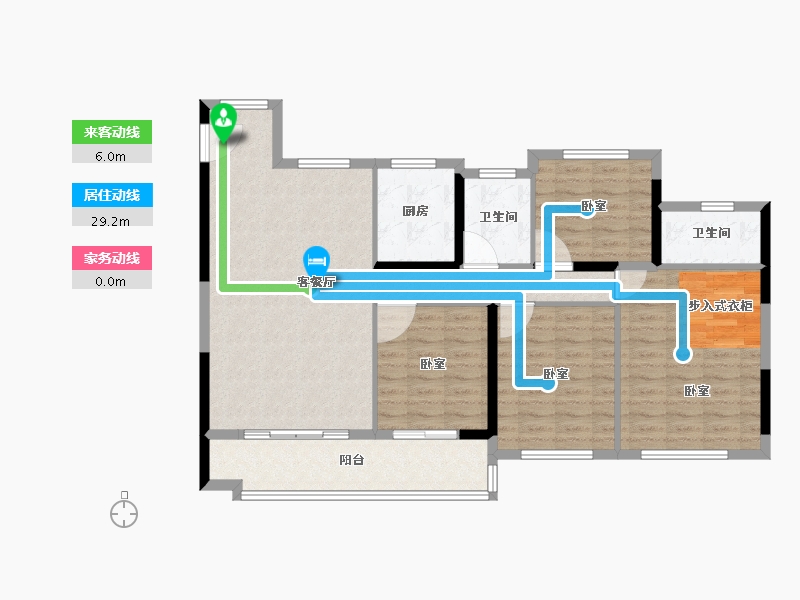 福建省-莆田市-保利香槟公馆-108.99-户型库-动静线