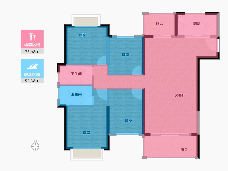 福建省-泉州市-源昌江南城-114.00-户型库-动静分区