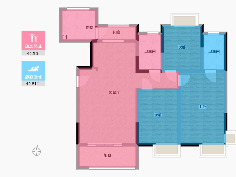 江西省-南昌市-海玥珑府-100.00-户型库-动静分区