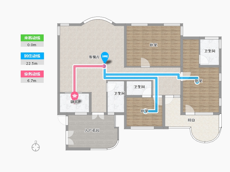 山东省-烟台市-振华海滨假日-166.00-户型库-动静线