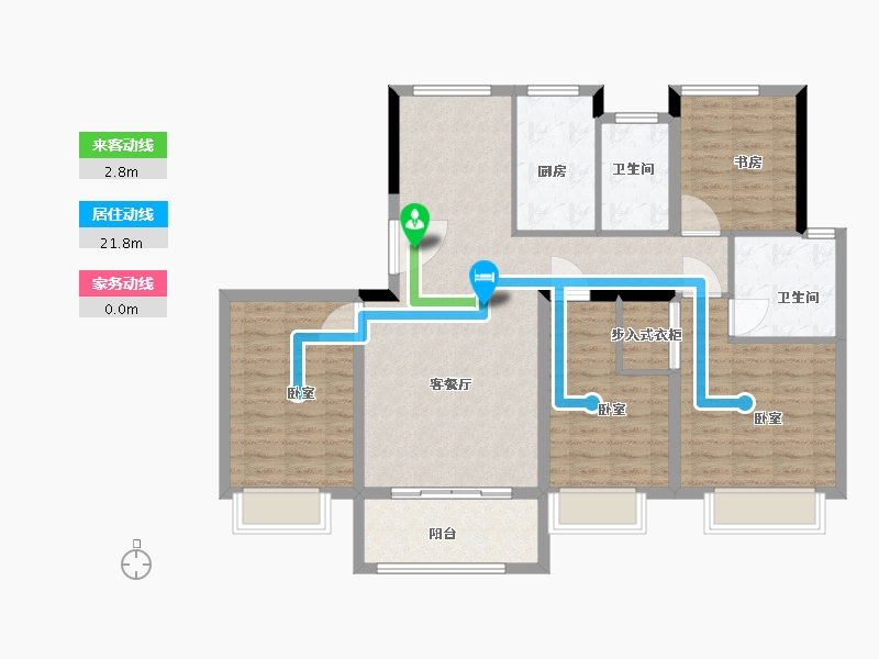 浙江省-湖州市-大发德光·融悦锦园-110.01-户型库-动静线