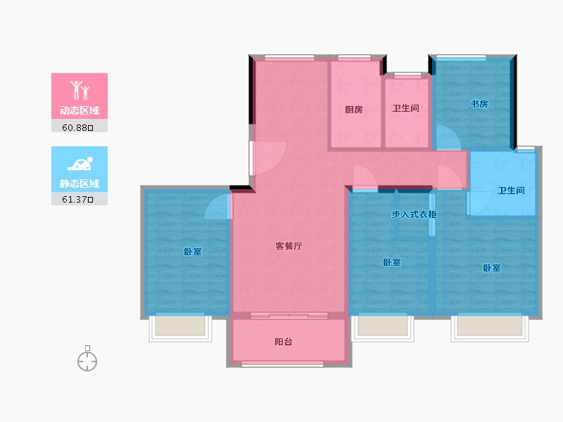 浙江省-湖州市-大发德光·融悦锦园-110.01-户型库-动静分区