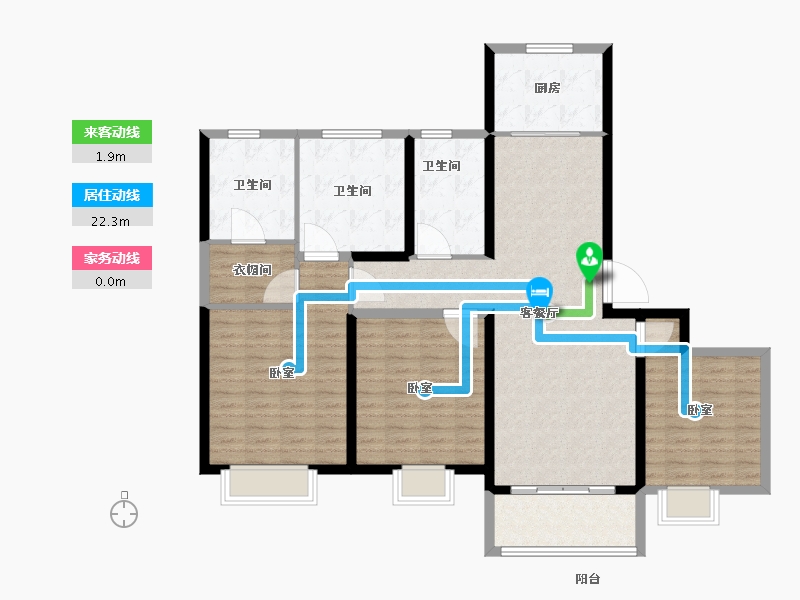 山东省-济南市-锦绣华府-120.73-户型库-动静线