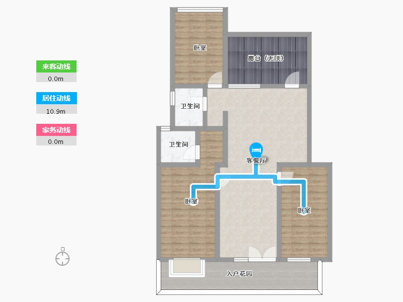 山东省-烟台市-磁山温泉小镇-112.37-户型库-动静线