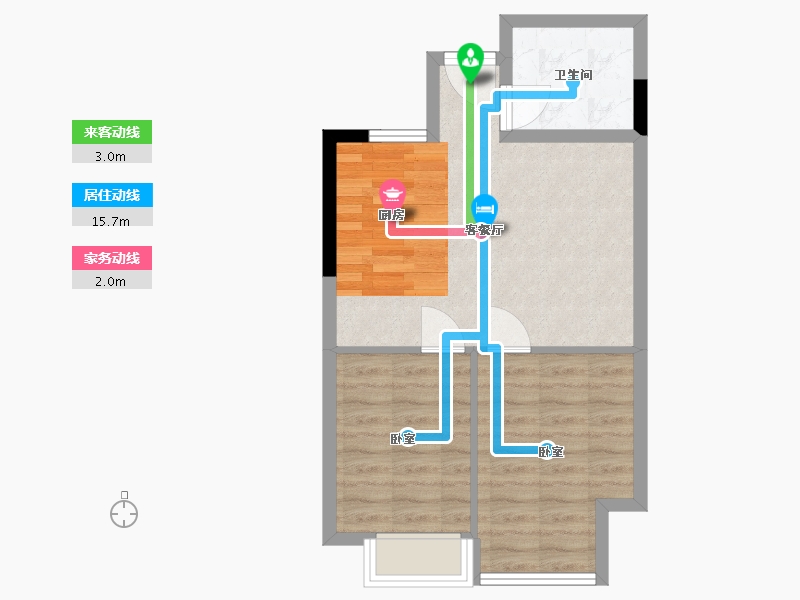 浙江省-湖州市-永晖·壹号院观澜-53.00-户型库-动静线